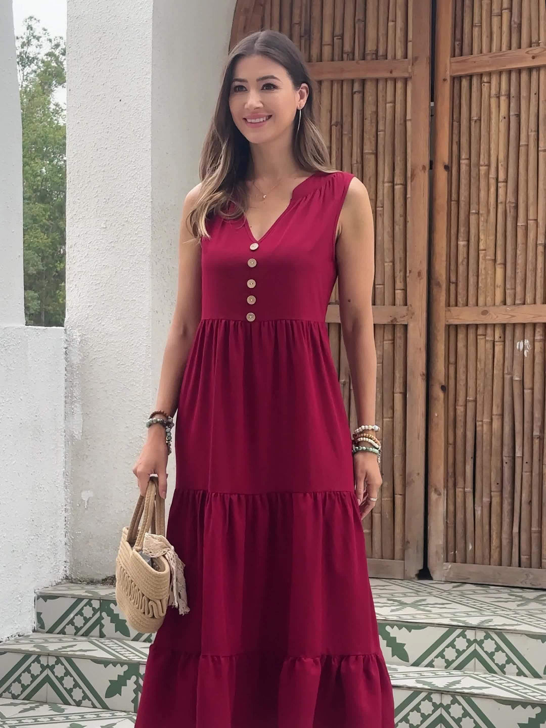 Donna –  Cotton Dress with Tummy Coverage