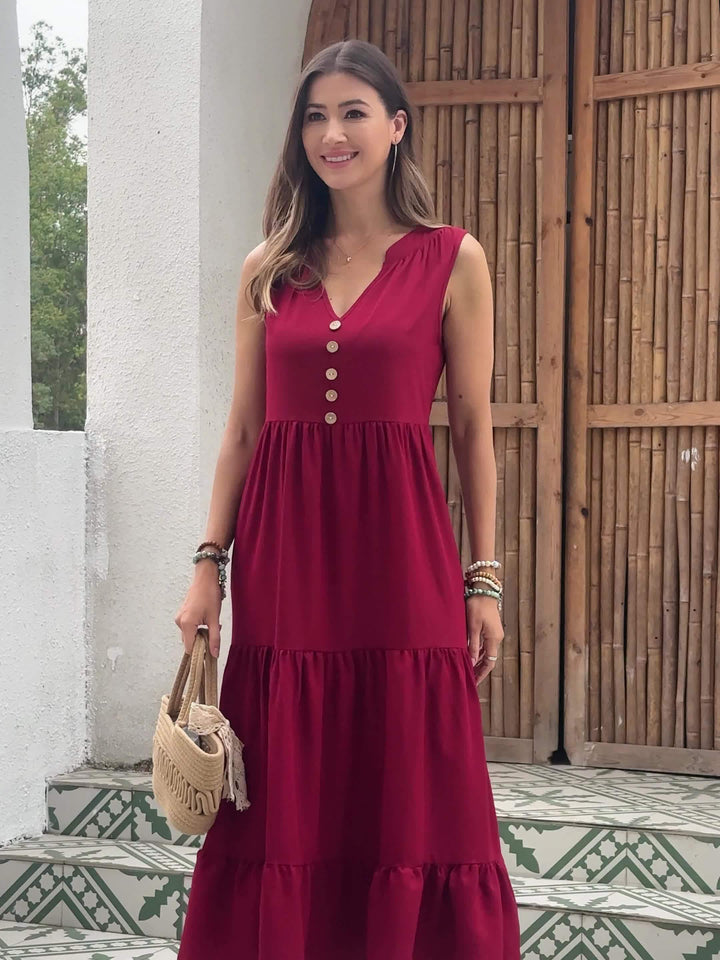 Donna –  Cotton Dress with Tummy Coverage