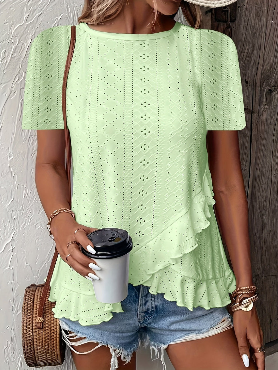 Serena – Elegant Short Sleeve Top