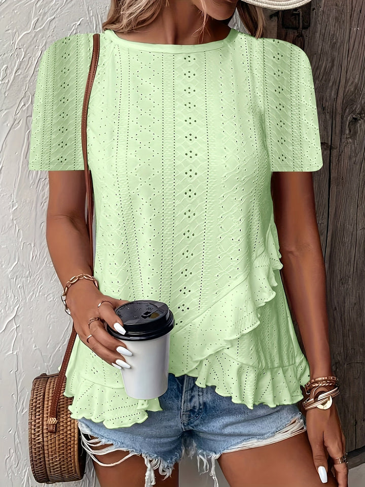 Serena – Elegant Short Sleeve Top