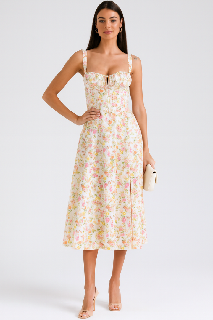 Anika - Rosebud Floral Maxi Dress