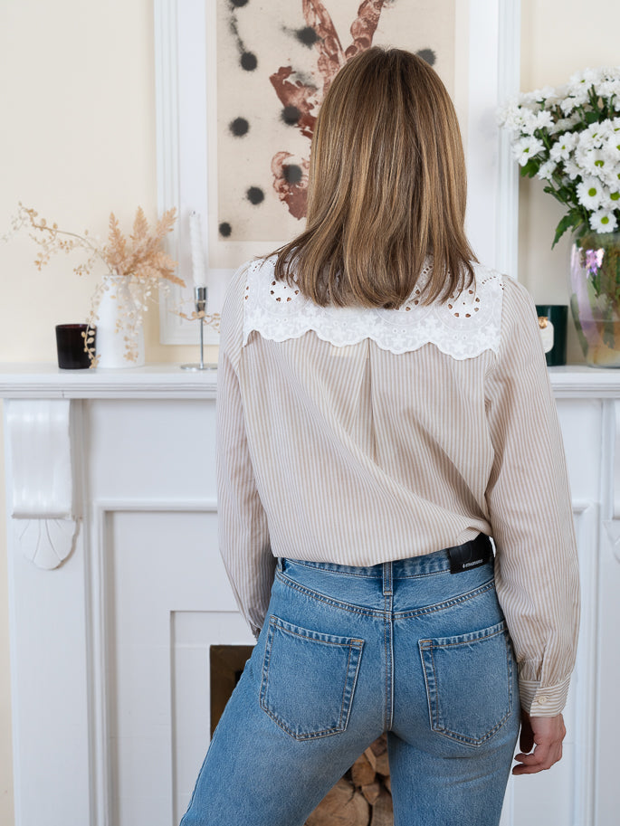 Beige Corina Blouse