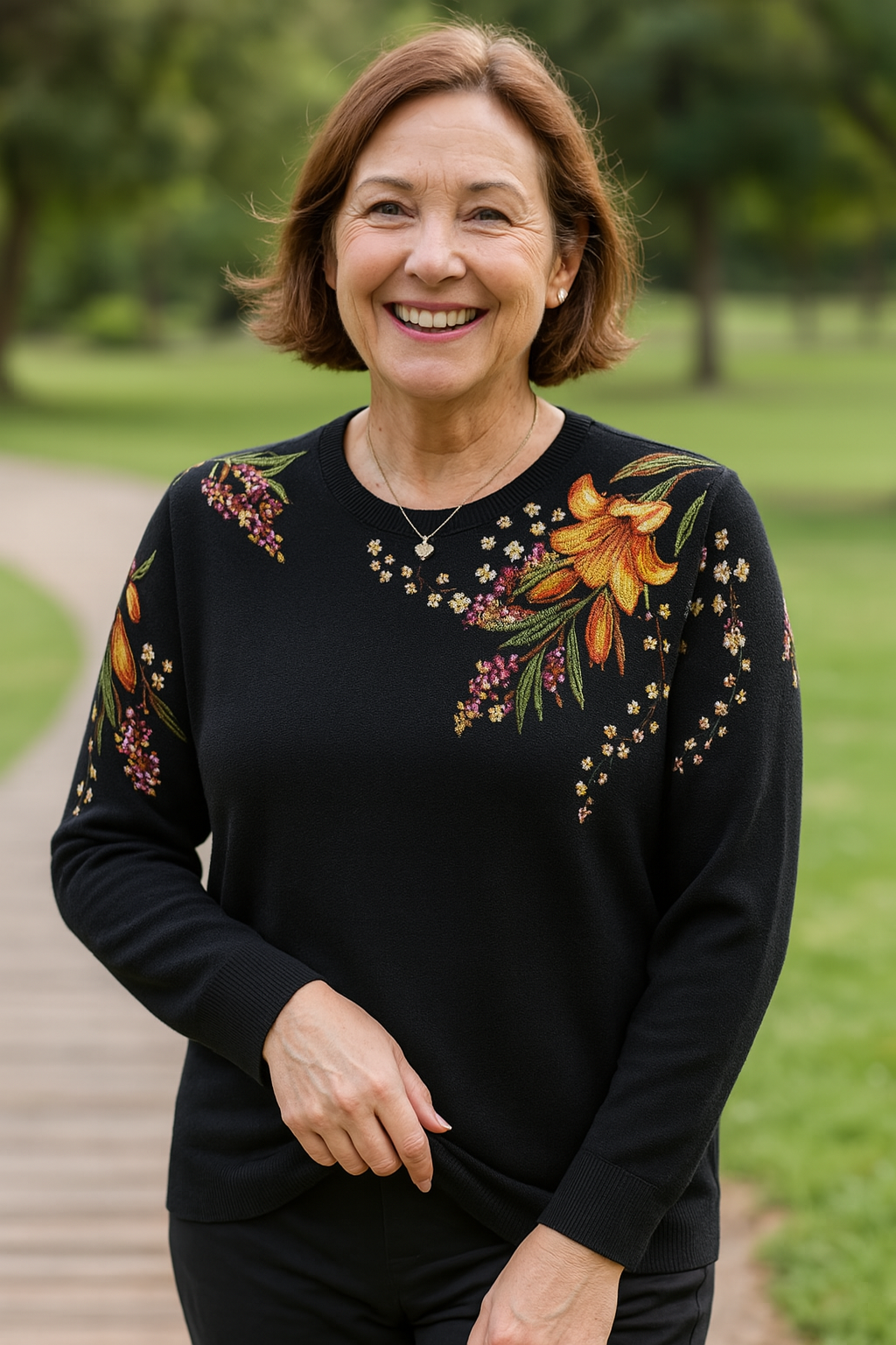 Iris | Graceful Knit Jumper