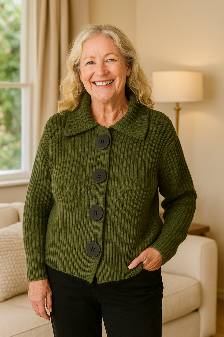 Emmeline | Heritage Knit Cardigan - softness, warmth, confidence