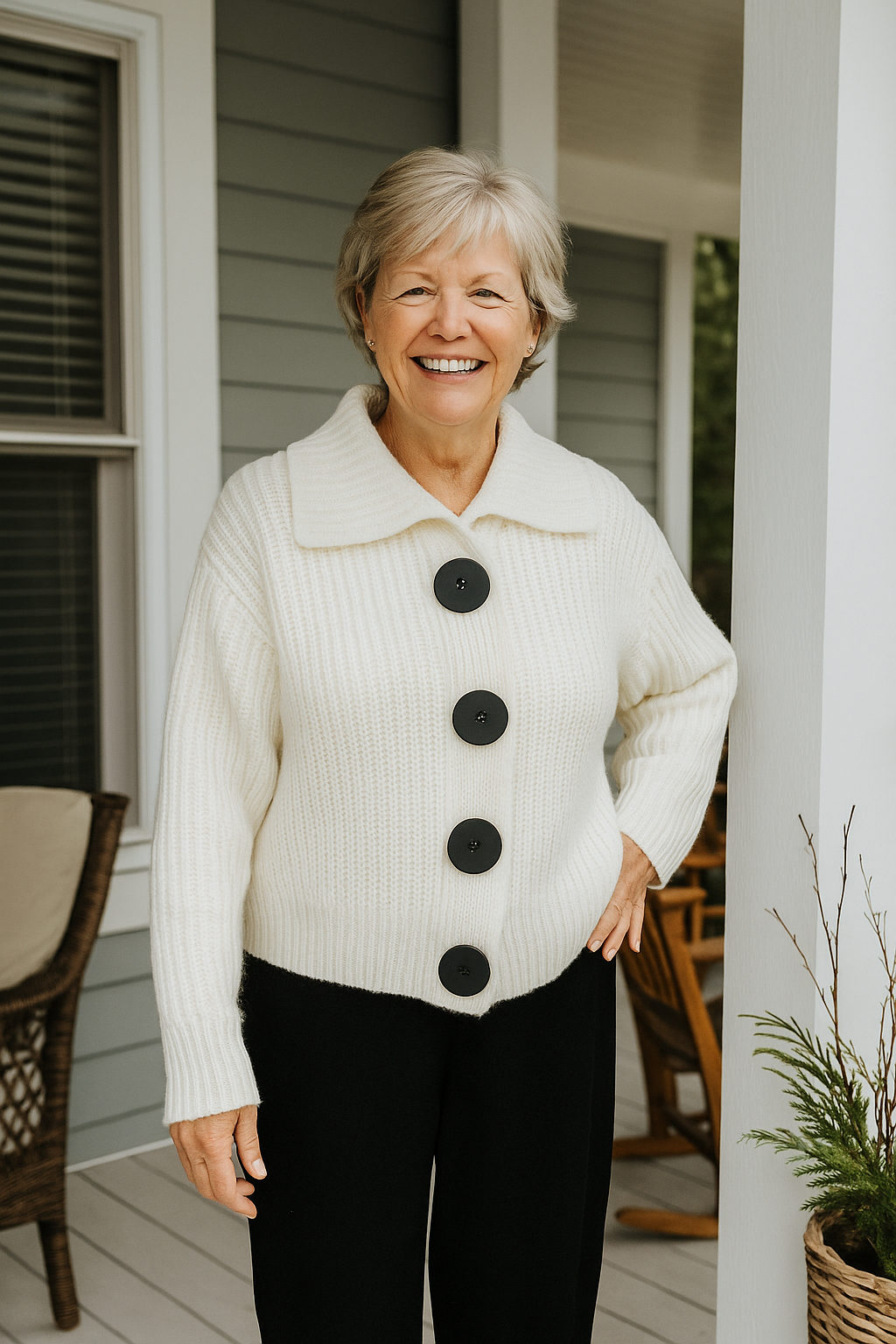 Emmeline | Heritage Knit Cardigan - softness, warmth, confidence