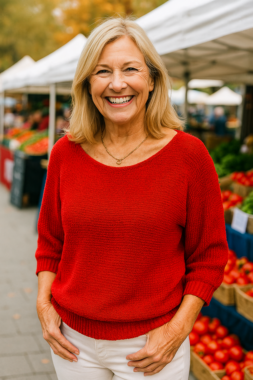 Anetta | Soft Knit Top - Flattering Shape