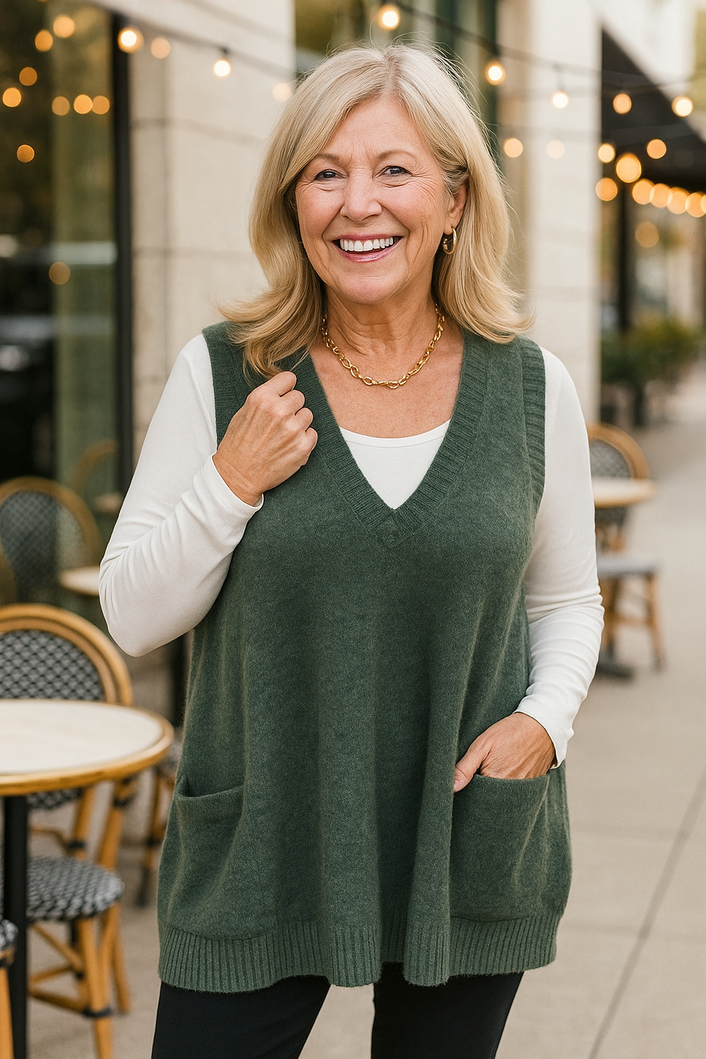 Everelle | CozyKnit Vest – Soft Elegance, Effortless Layers