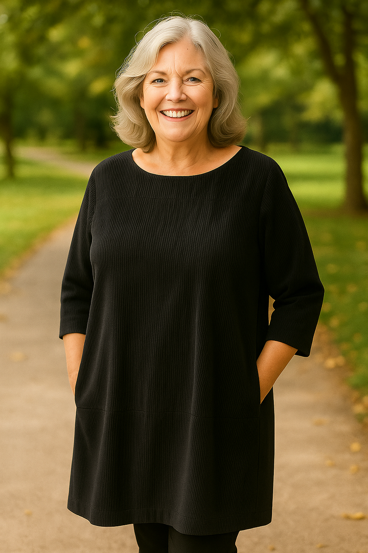 Marley| Soft Cord Tunic – Effortless Comfort, Quiet Elegance