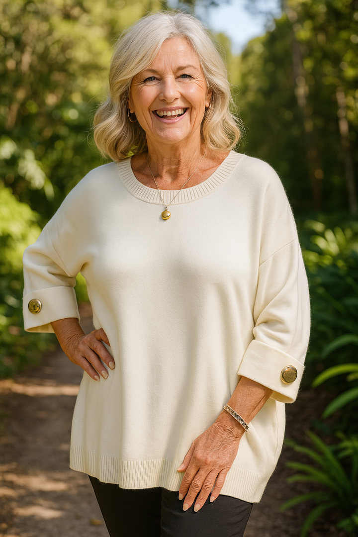 Danika | Sweater Blouse – Effortless Elegance, Everyday Comfort