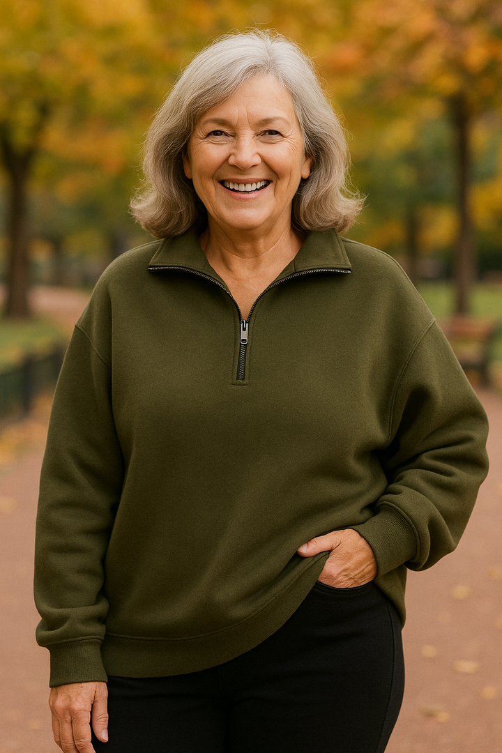 Bindi Quarter-Zip Knit