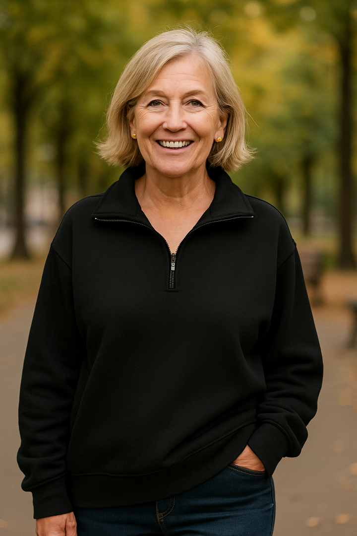 Bindi Quarter-Zip Knit