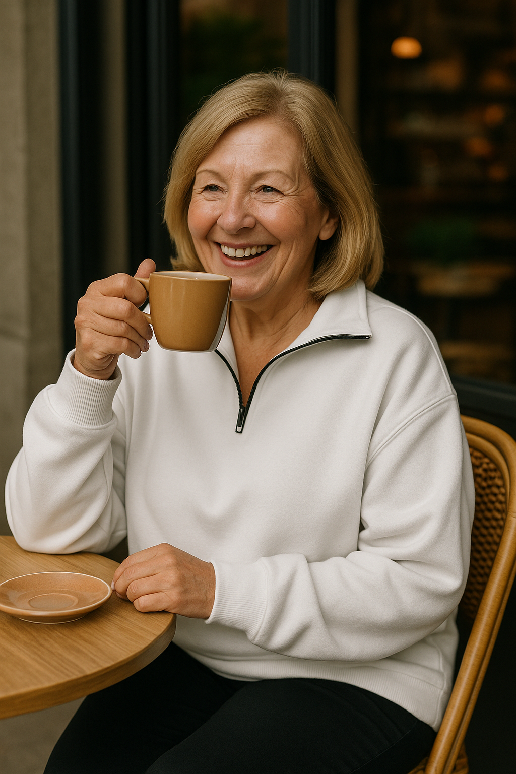 Bindi Quarter-Zip Knit