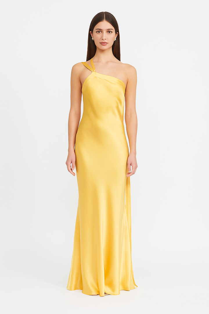 Abigail - Women’s Backless Satin Silk Evening Gown