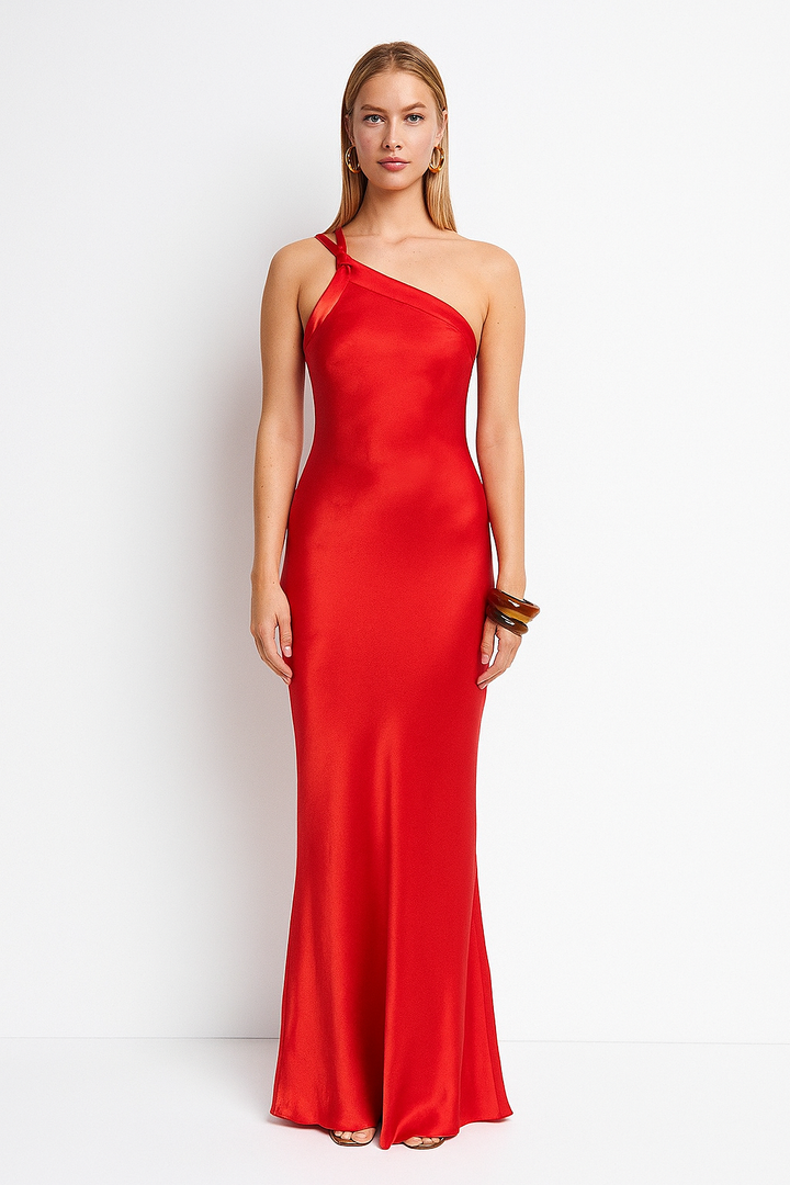 Abigail - Women’s Backless Satin Silk Evening Gown