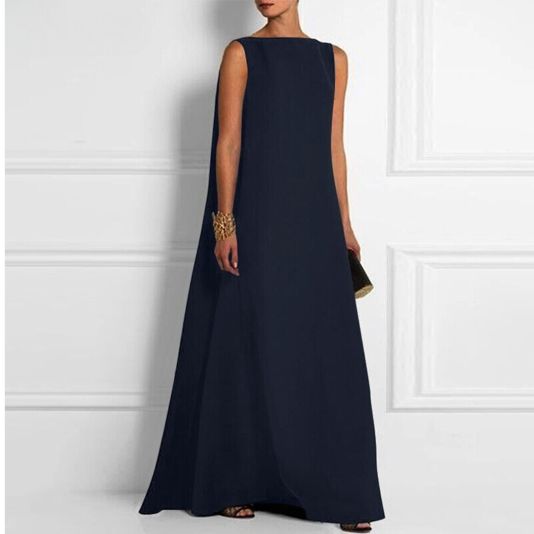 Honey - Women Sleeveless A-Line Evening Gown