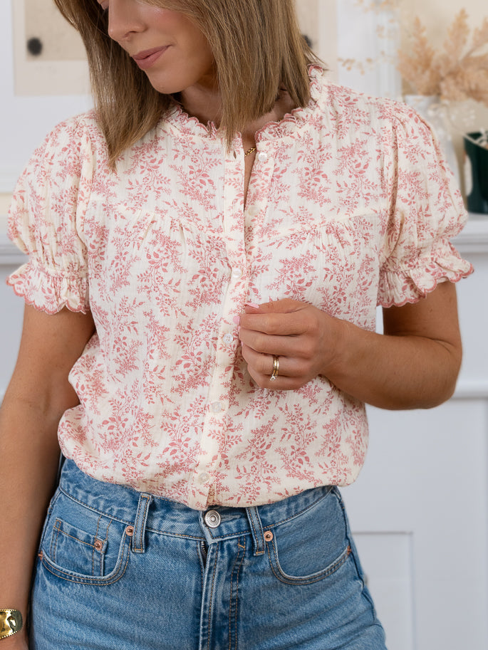Ecru Arlie Blouse