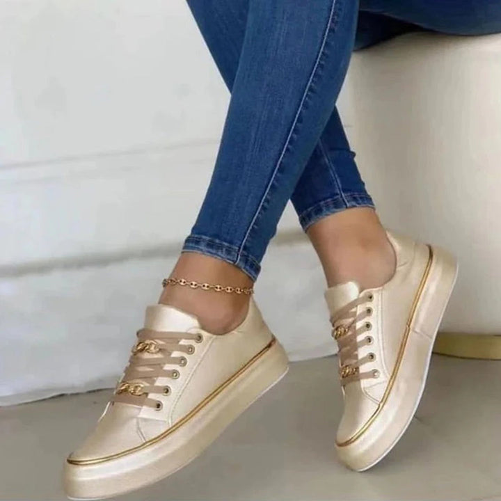 Goldie | Luxe Accented Casual Sneakers