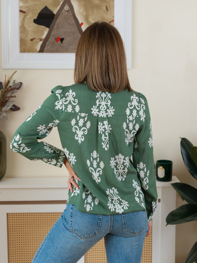 Green Nova Blouse
