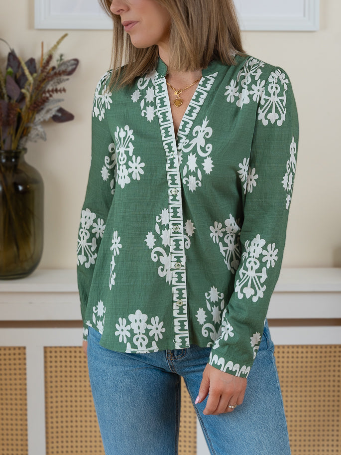 Green Nova Blouse