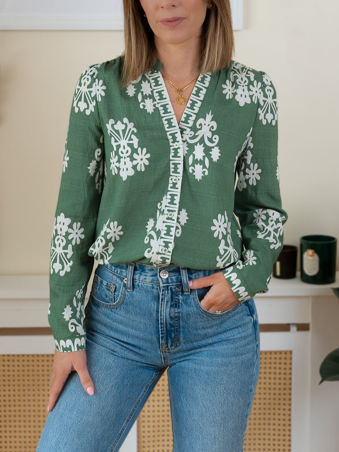 Green Nova Blouse