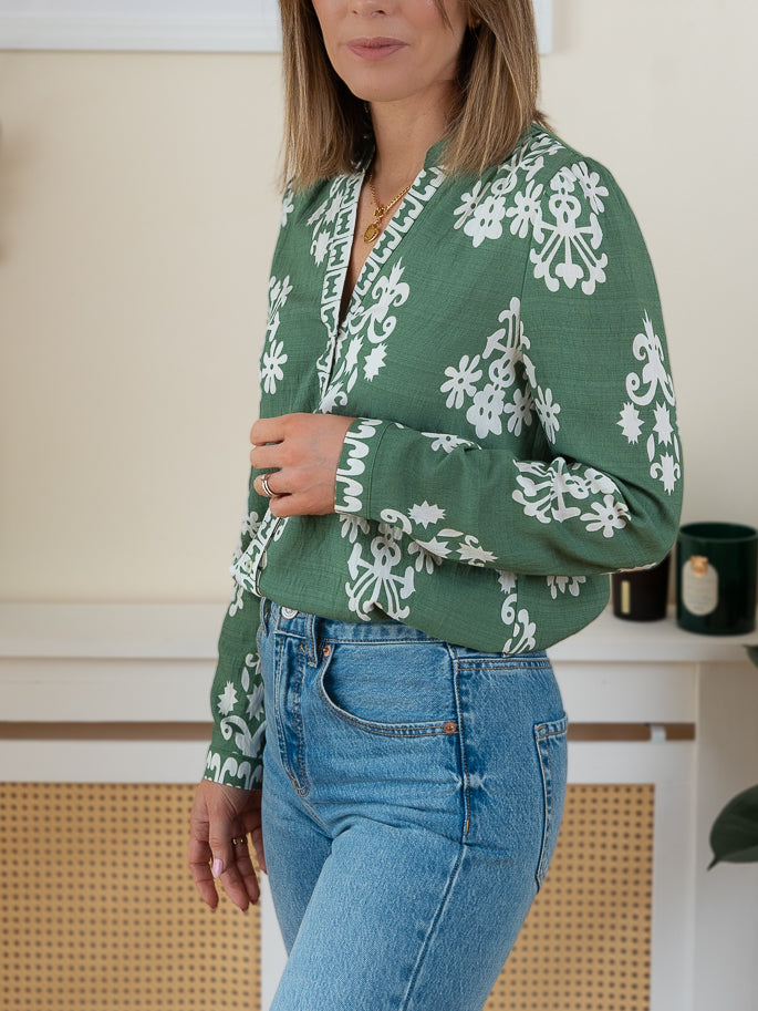 Green Nova Blouse