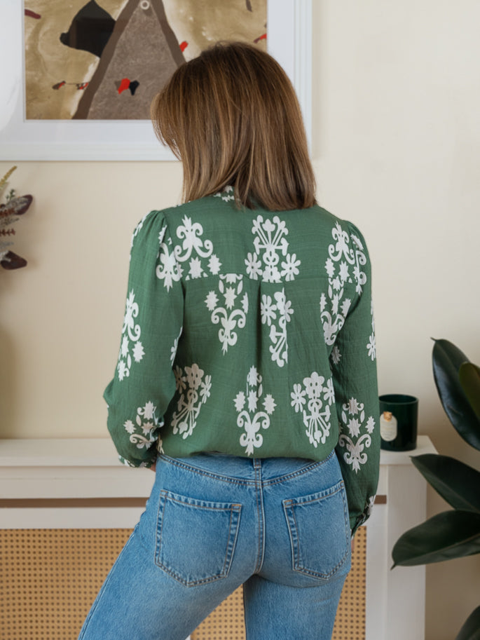 Green Nova Blouse