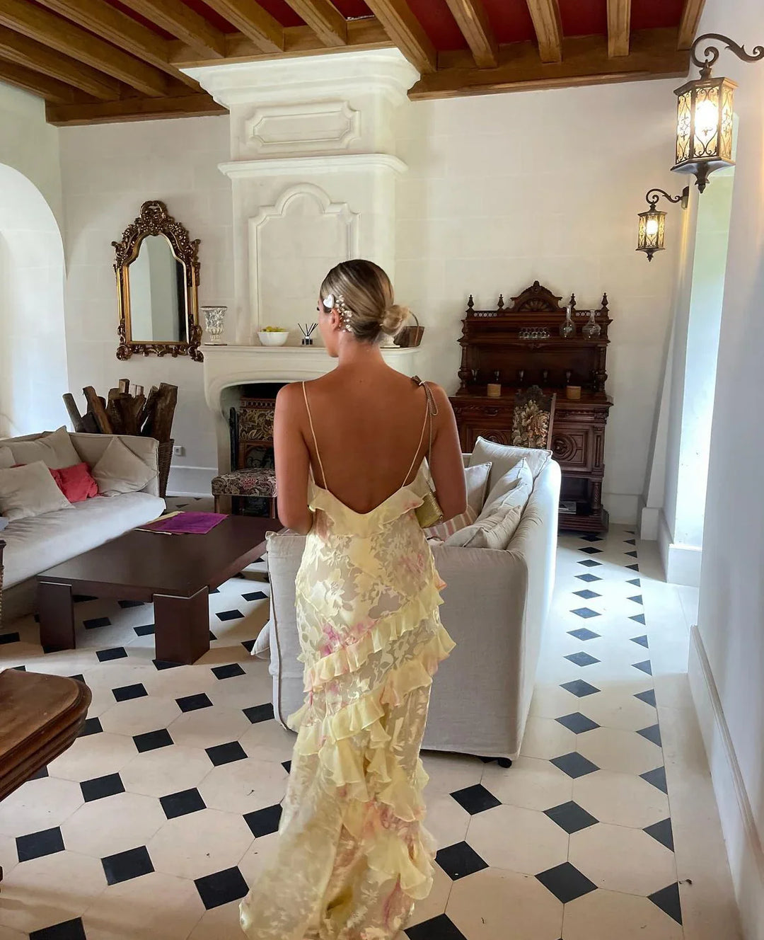 Athisa - Ruffle Maxi Dress