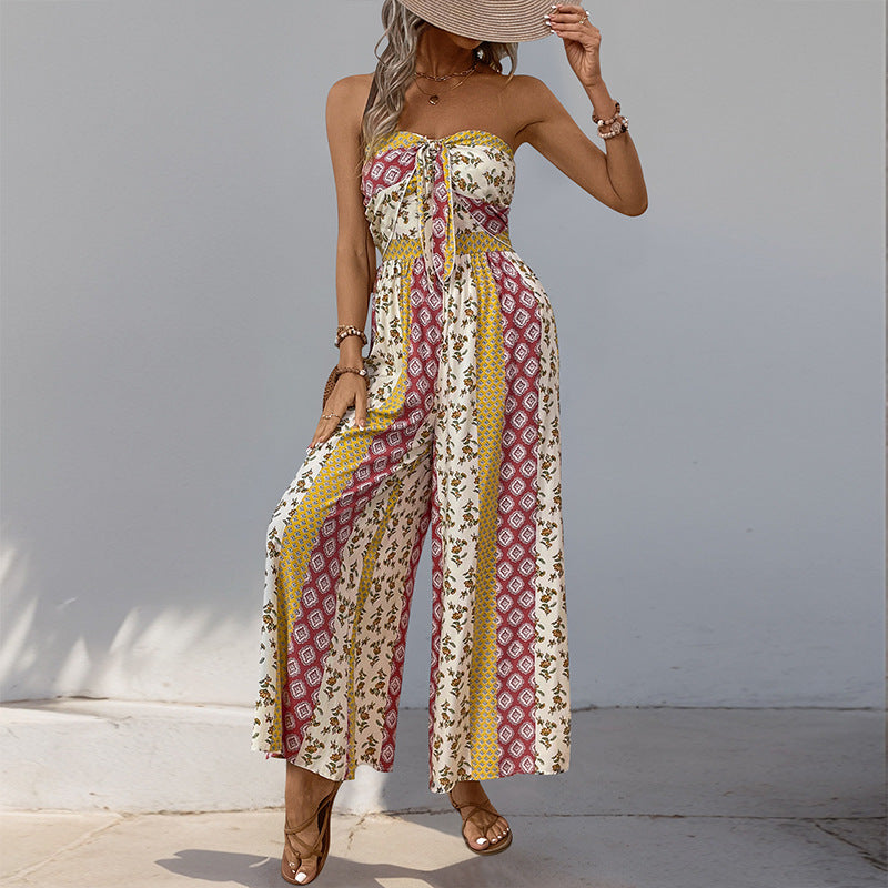 One-Peice Off-shoulder jumpsuit