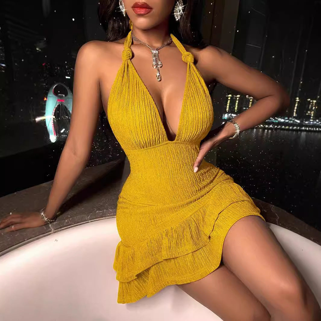 Elegant Sleeveless Mini Dress