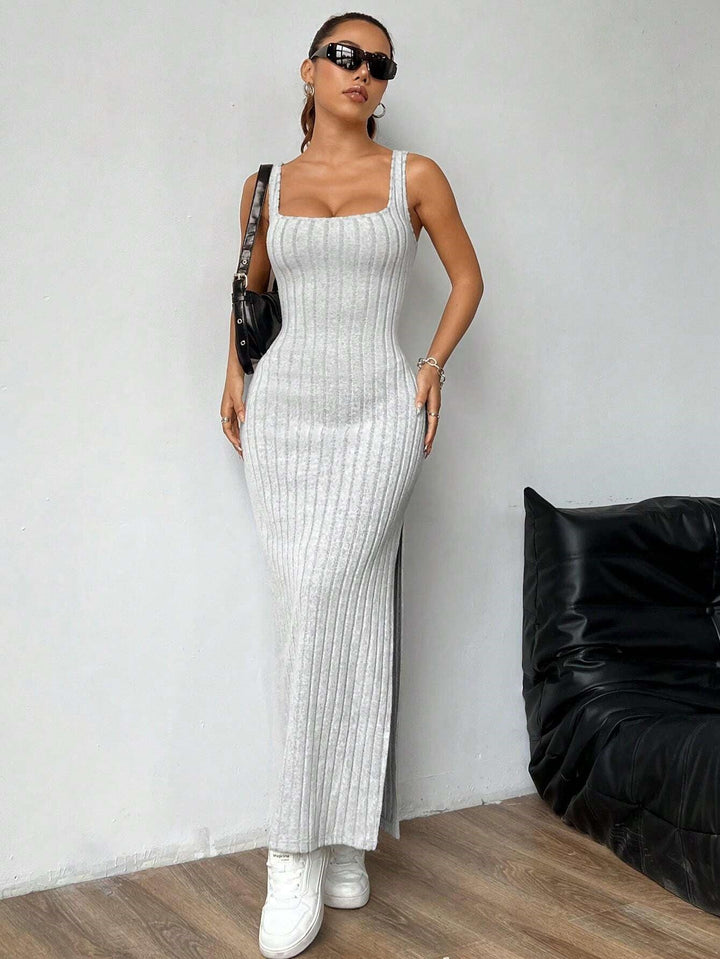 Luxe Ribbed Maxi Dress
