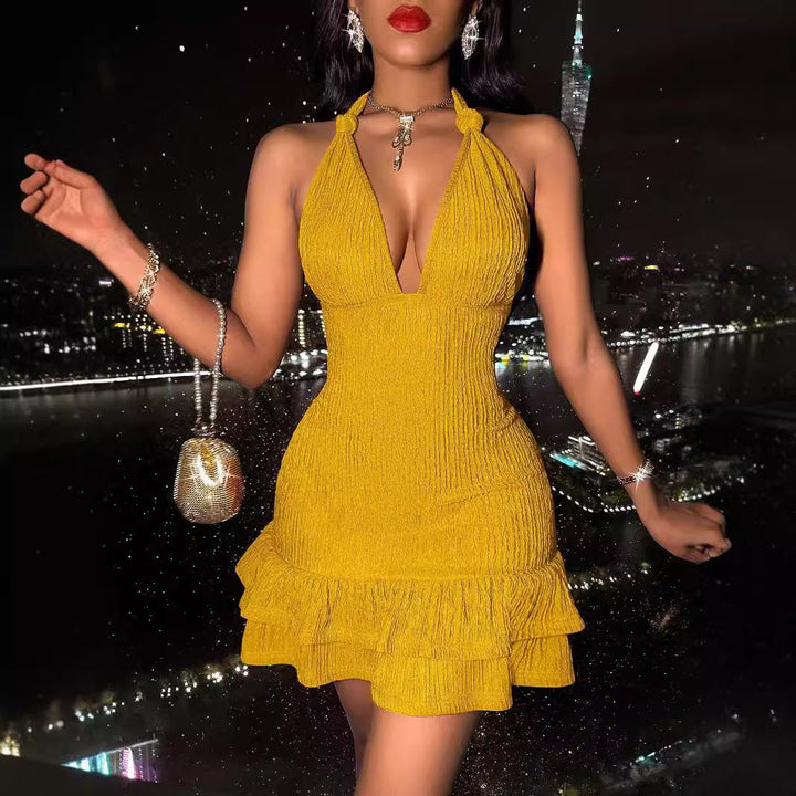 Elegant Sleeveless Mini Dress