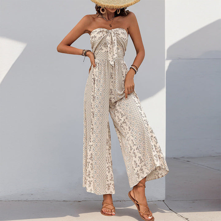 One-Peice Off-shoulder jumpsuit