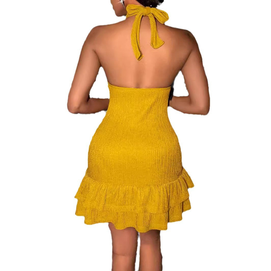 Elegant Sleeveless Mini Dress