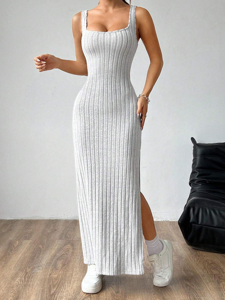 Luxe Ribbed Maxi Dress