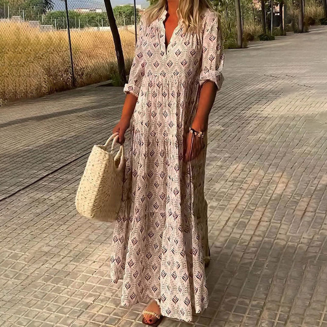 Susan - Boho Maxi Dress for Women (Plus Size Available)