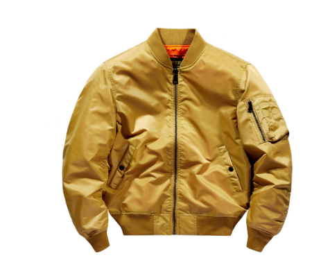 Men's classic bomber jacket | zipper