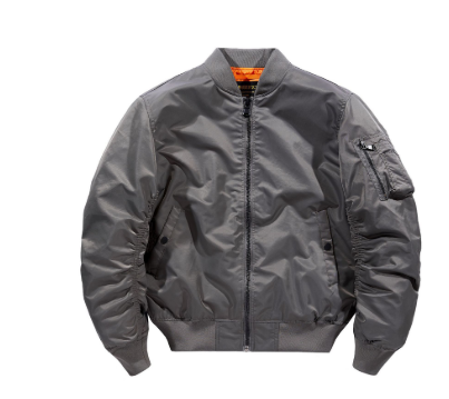 Men's classic bomber jacket | zipper