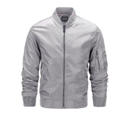 Men's classic bomber jacket | zipper