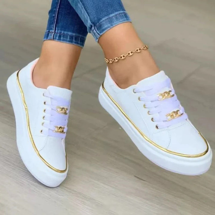 Goldie | Luxe Accented Casual Sneakers