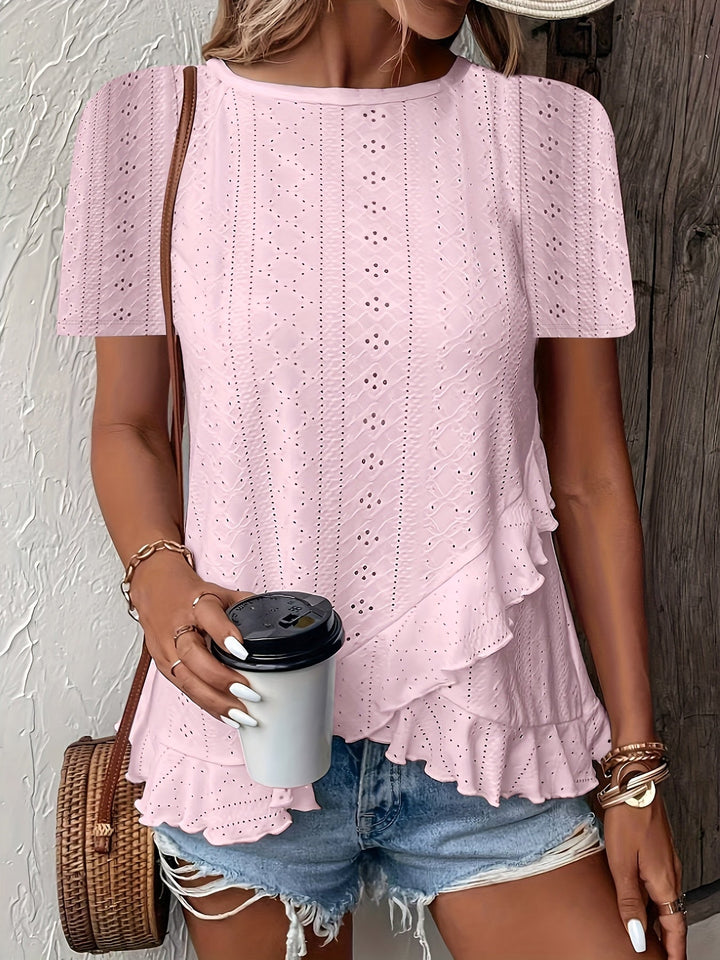 Serena – Elegant Short Sleeve Top