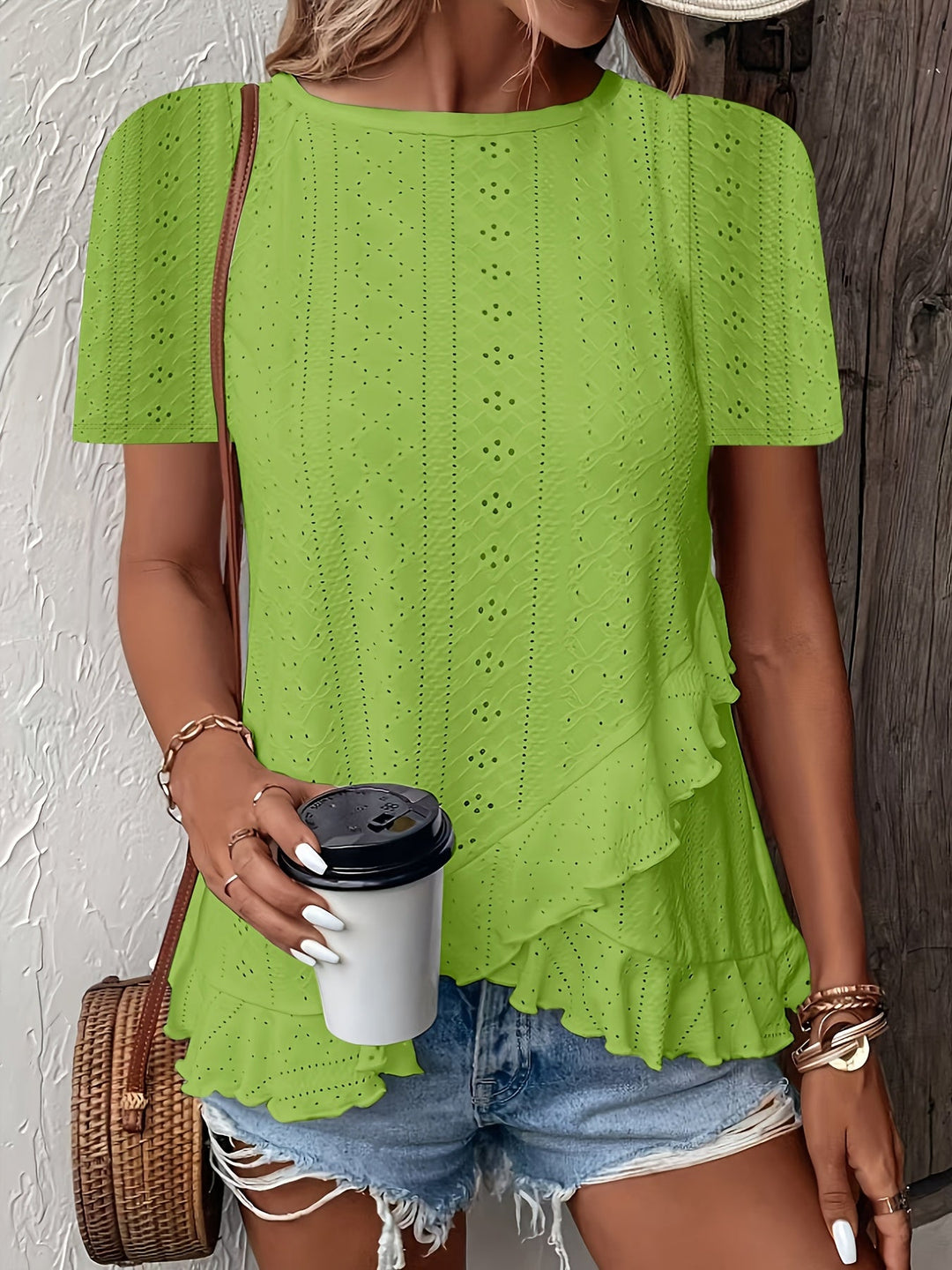 Serena – Elegant Short Sleeve Top