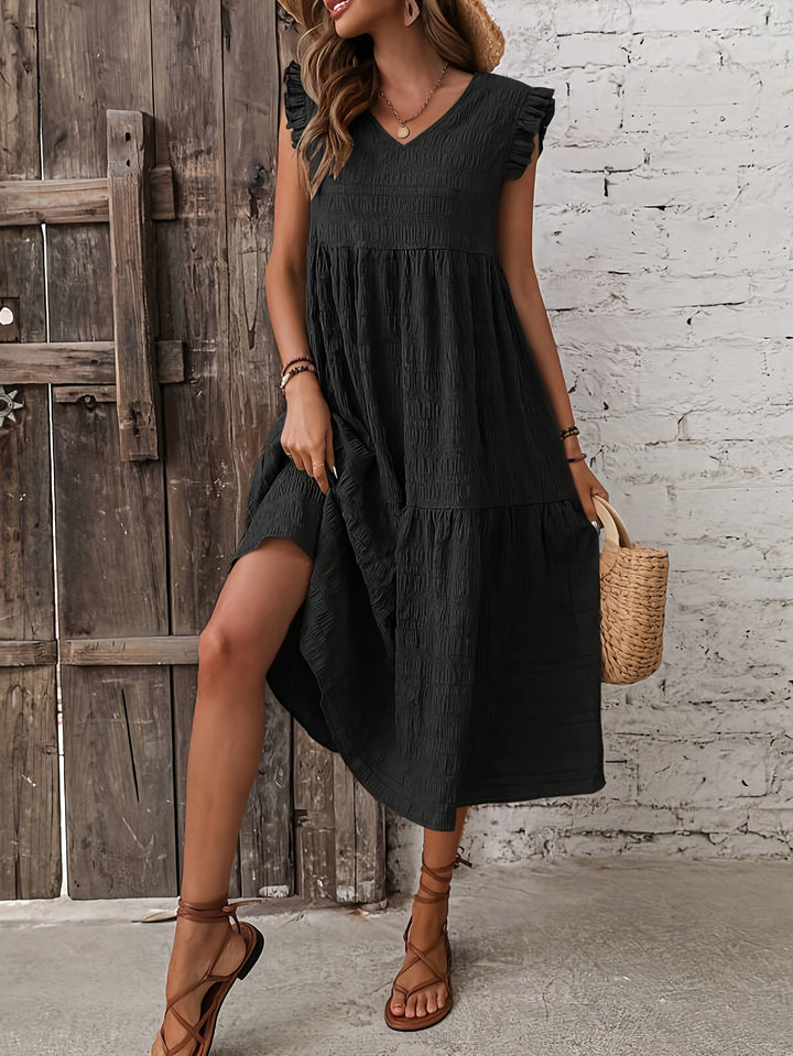 Livia – tummy-friendly ruffle dress