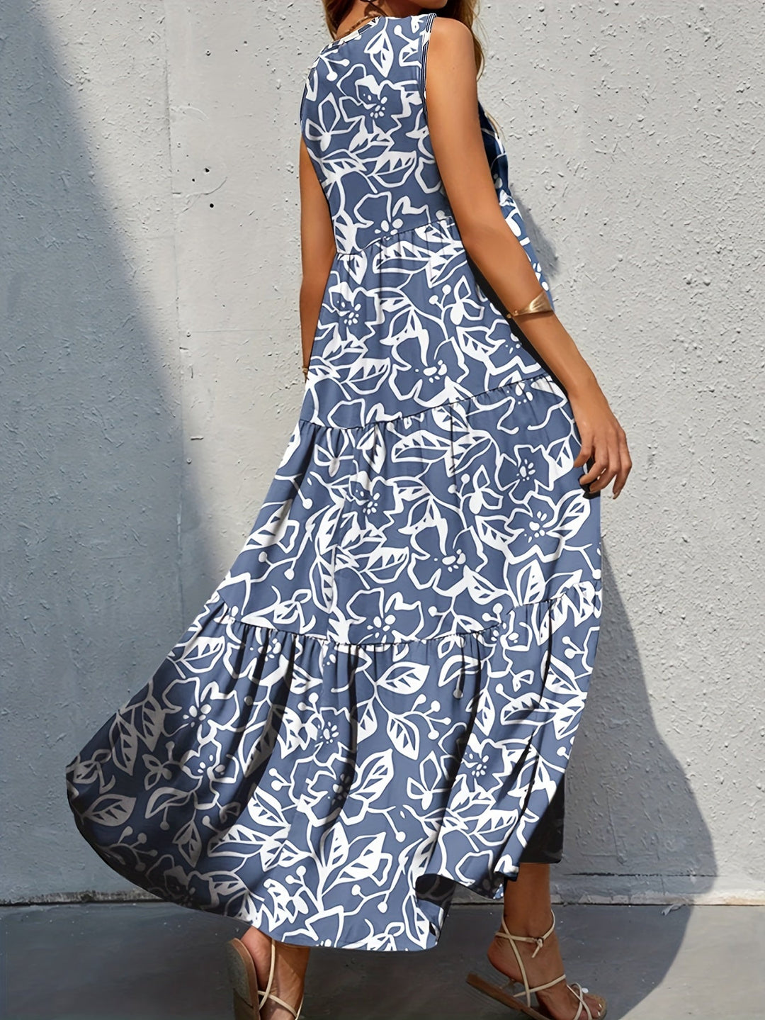 Marigold – Floral Dress with Tummy Coverage