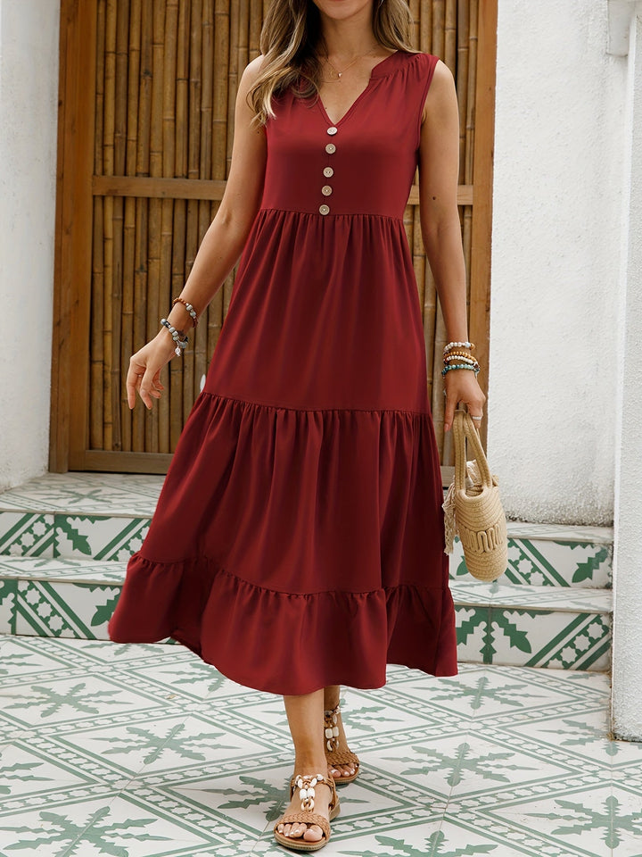 Donna –  Cotton Dress with Tummy Coverage
