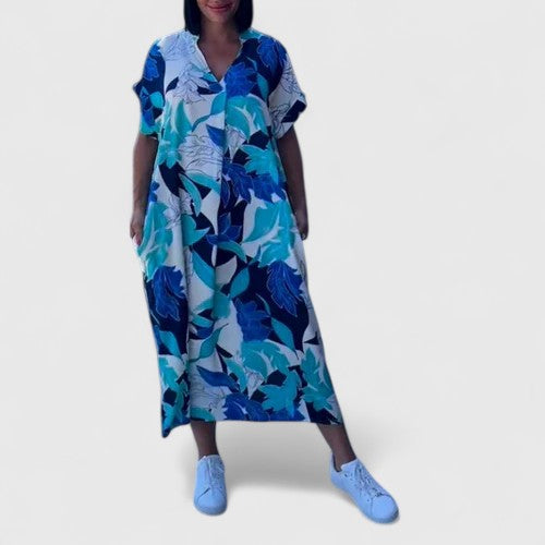 Shamcey™ - Sophisticated Floral Dress