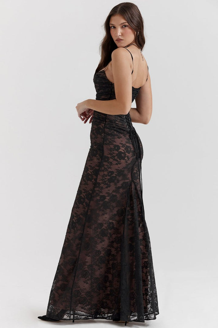 Imogen - Vintage Elegance Maxi Dress