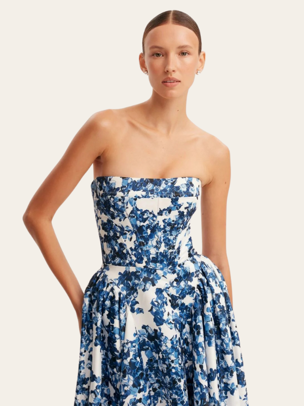 Ariana - Elegant Strapless Maxi Dress