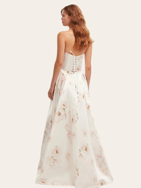 Ariana - Elegant Strapless Maxi Dress