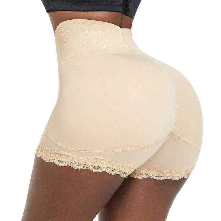 High Waist Shapewear Shorts – Push-Up Pads