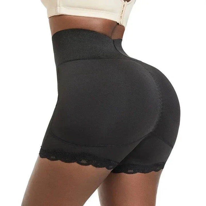 High Waist Shapewear Shorts – Push-Up Pads